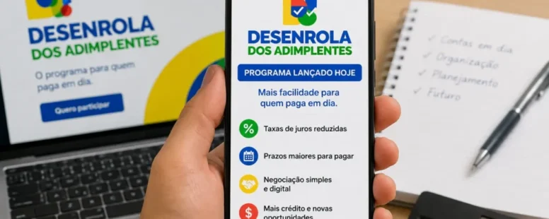 Governo Federal lança Desenrola Adimplentes nesta terça-feira com juros reduzidos para trabalhadores informais