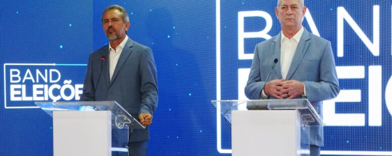 Segurança pública e alianças políticas marcam primeiro debate ao Governo do Ceará entre Elmano de Freitas e Ciro Gomes