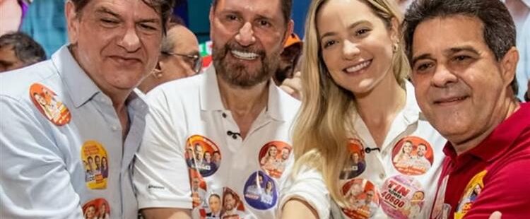 Romeu Aldigueri e Tainah Marinho insuguram comitê em Fortaleza com participação de lideranças de vários partidos