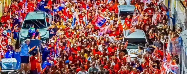 Lula une agenda hídrica no Crato e mostra força em caminhada histórica com Elmano de Freitas em Juazeiro do Norte